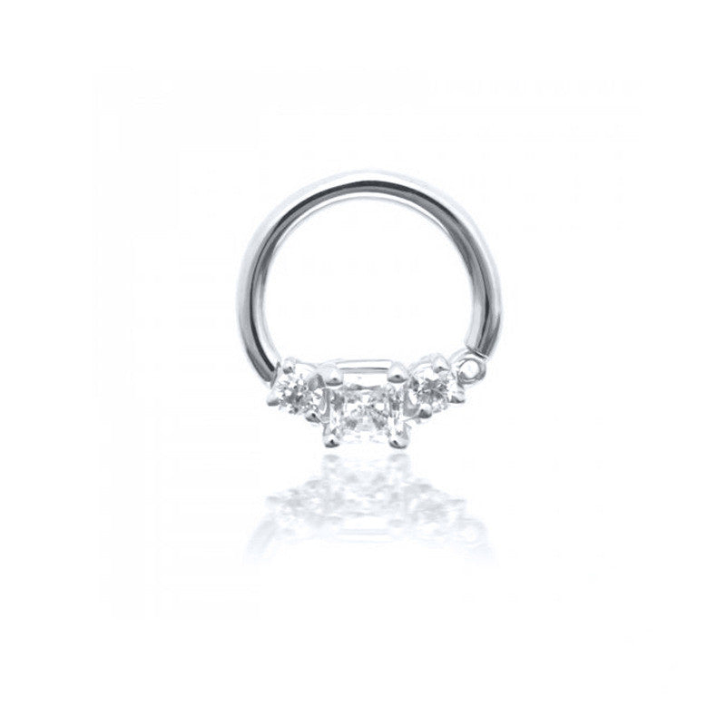 Sterling Silver S925 Human Puncture Cartilage Earrings