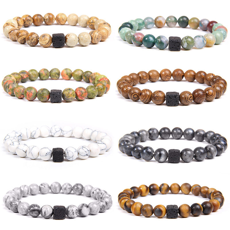Natural Yellow Tiger Eye Bracelet For Men