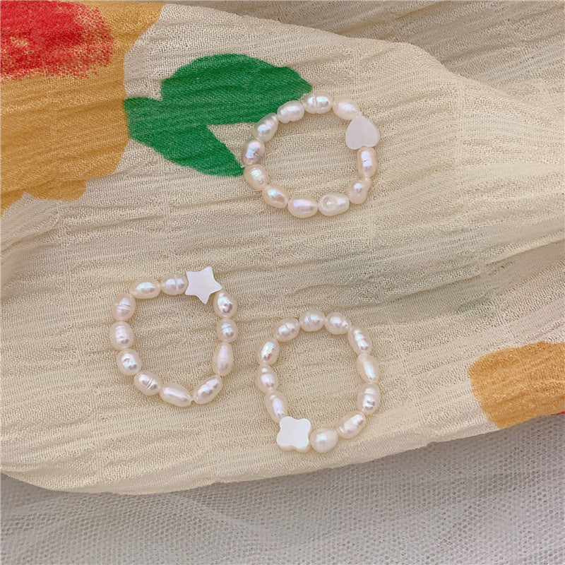 Women's Vintage Natural Pearl Ring