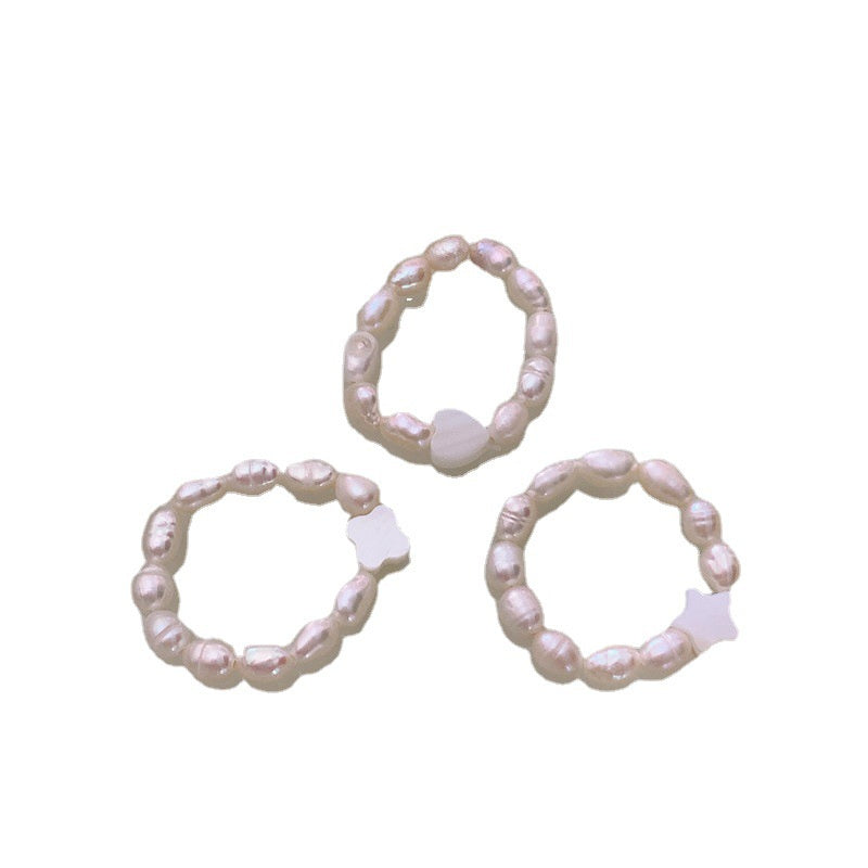 Women's Vintage Natural Pearl Ring