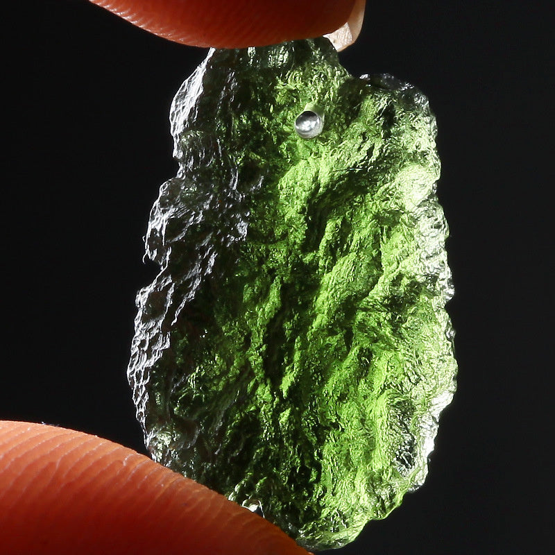 Green Meteorite Pendant Female Couple Collar Pendant Ornaments
