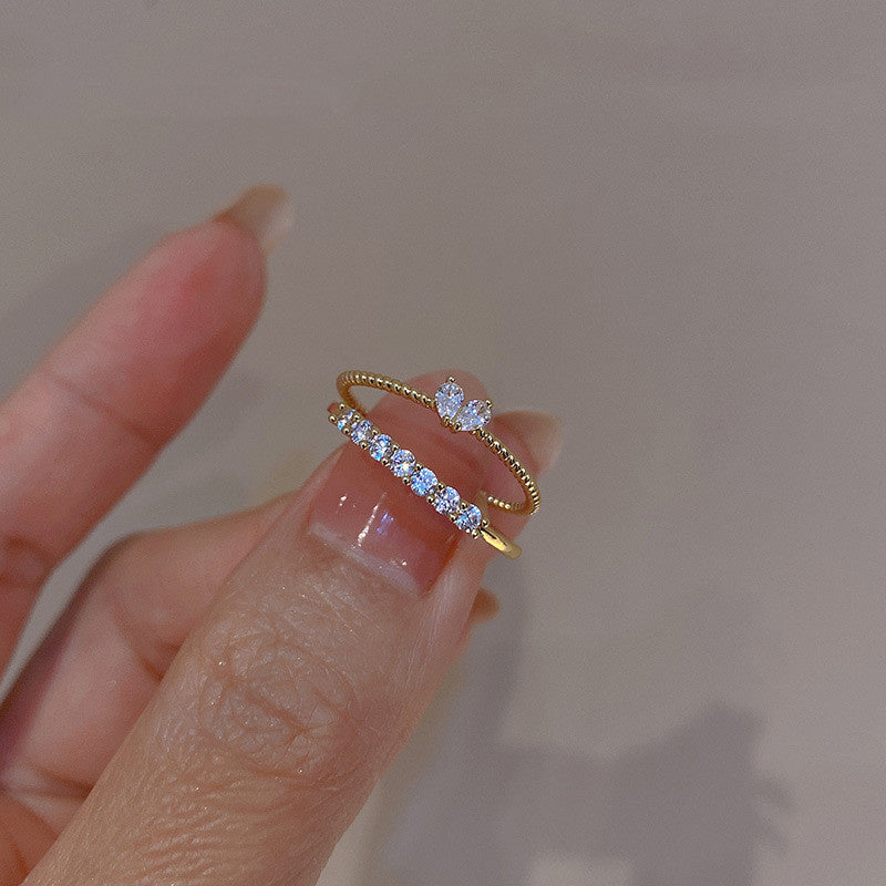 Heart Shaped Fashion Love Finger Ring