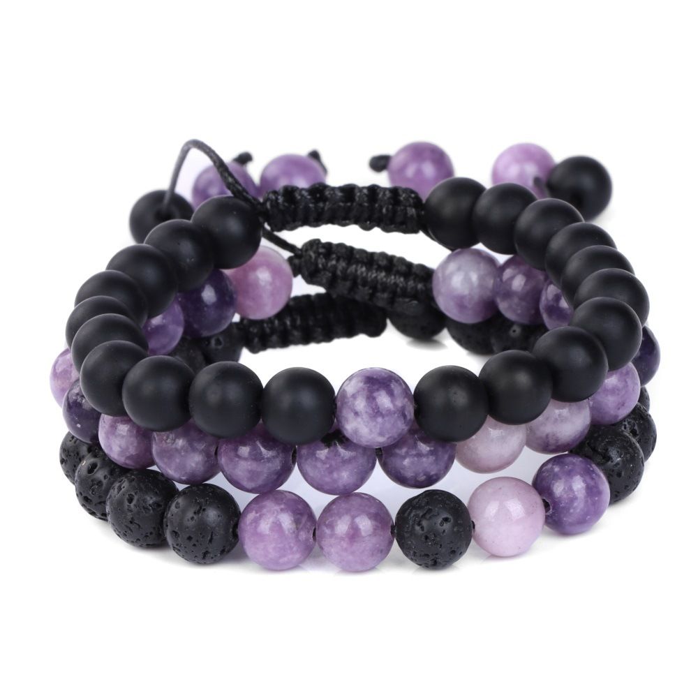Fashion Ball Combination Suit Woven Bracelet