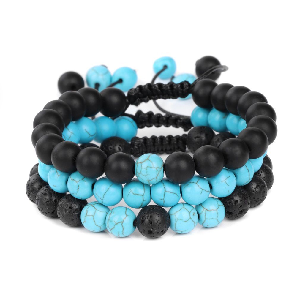 Fashion Ball Combination Suit Woven Bracelet