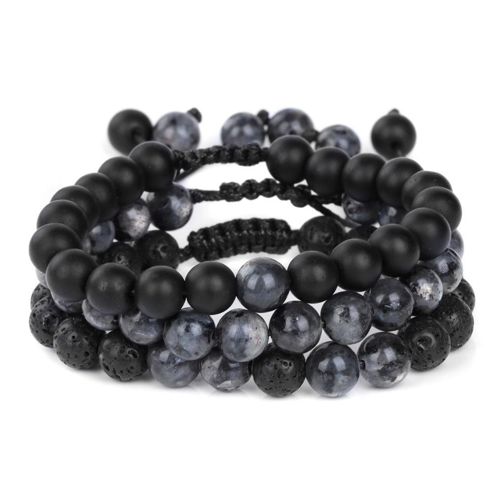 Fashion Ball Combination Suit Woven Bracelet