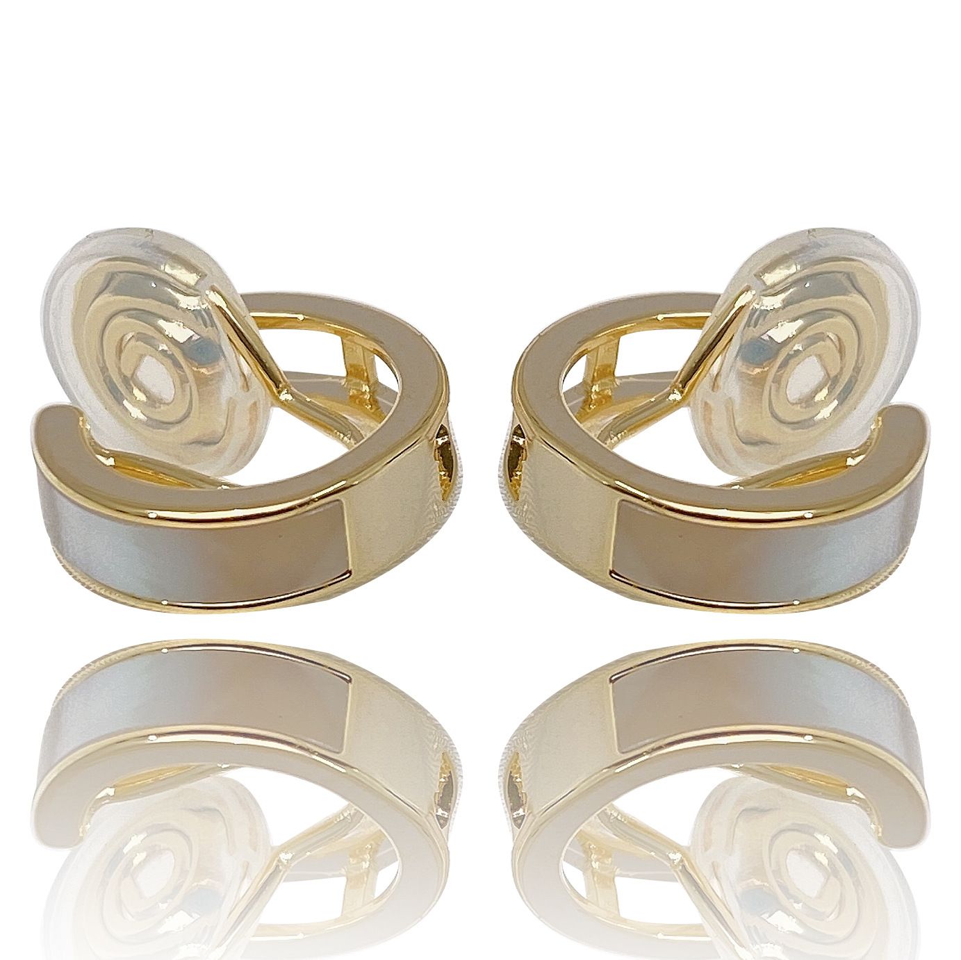 High-grade Simple Fritillaria Circle Earrings