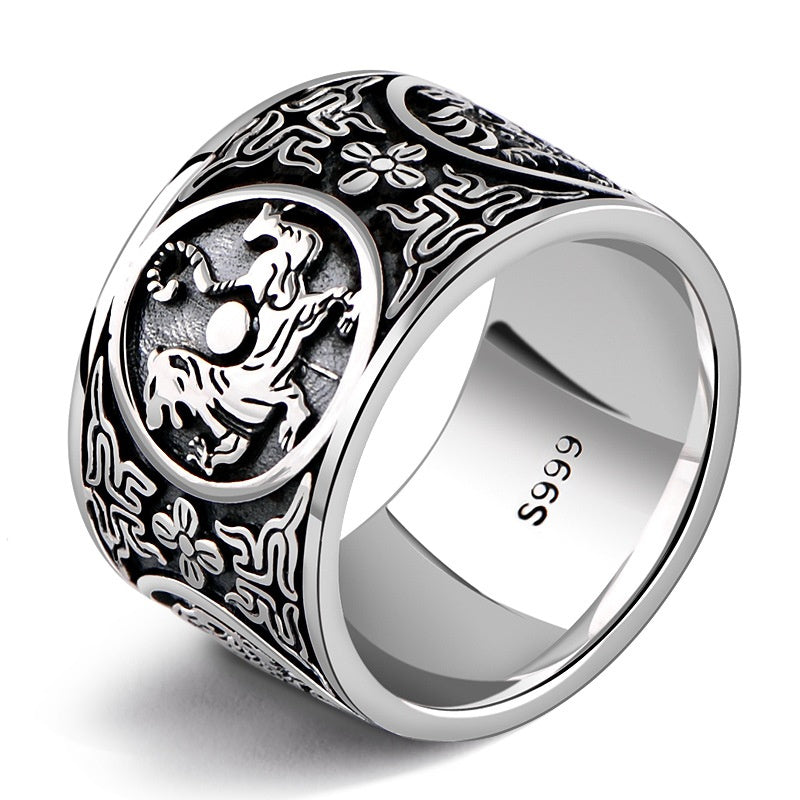 Creative Personality Wide Index Finger Ring