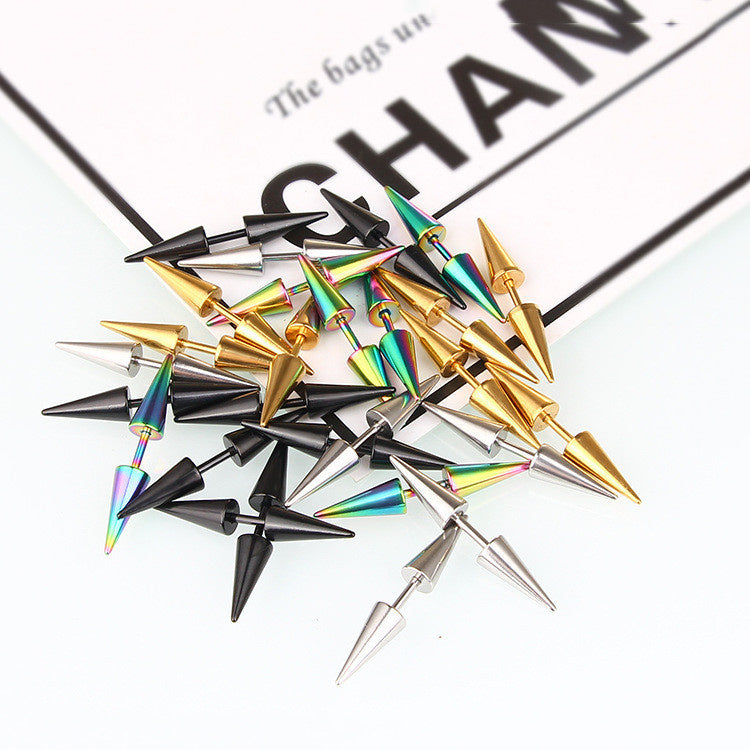 Titanium Steel Screw Piercing Ear Nail