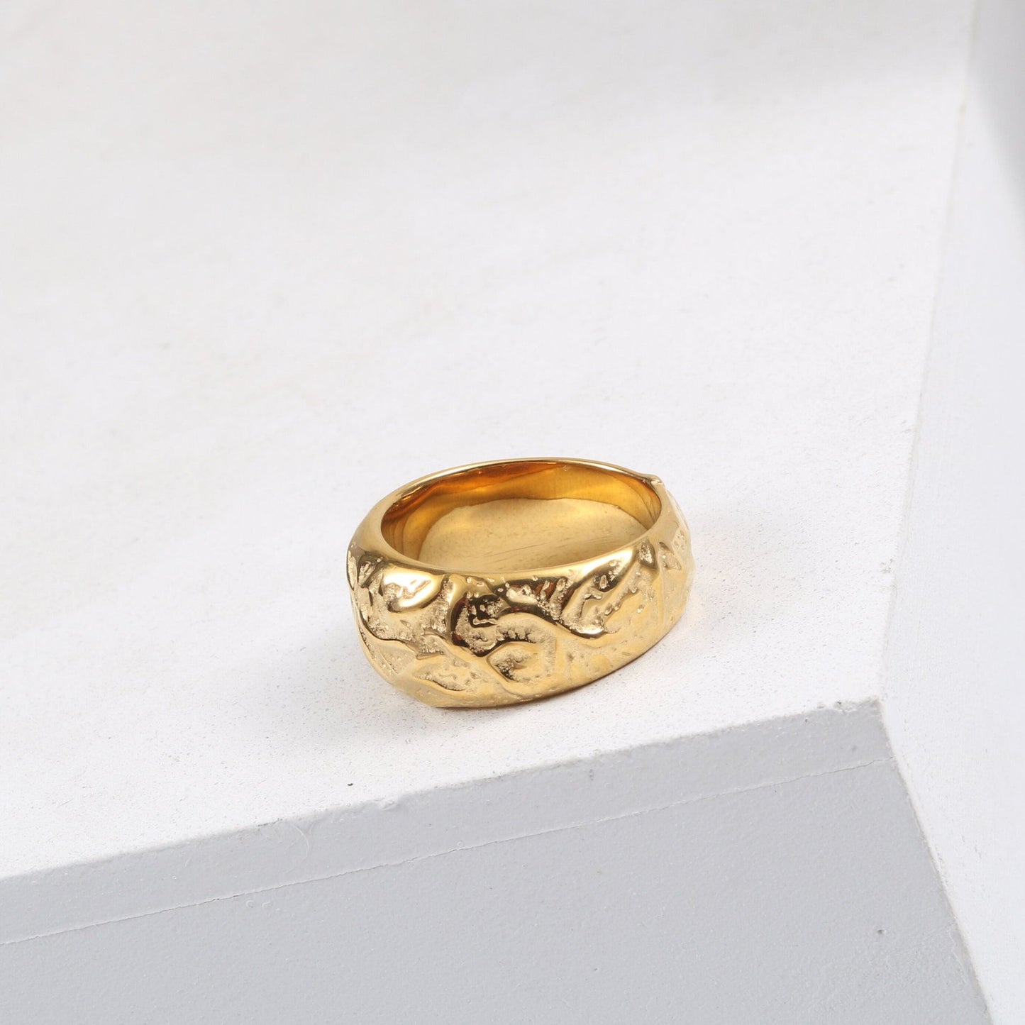 Titanium Steel Electroplated Crater Ring