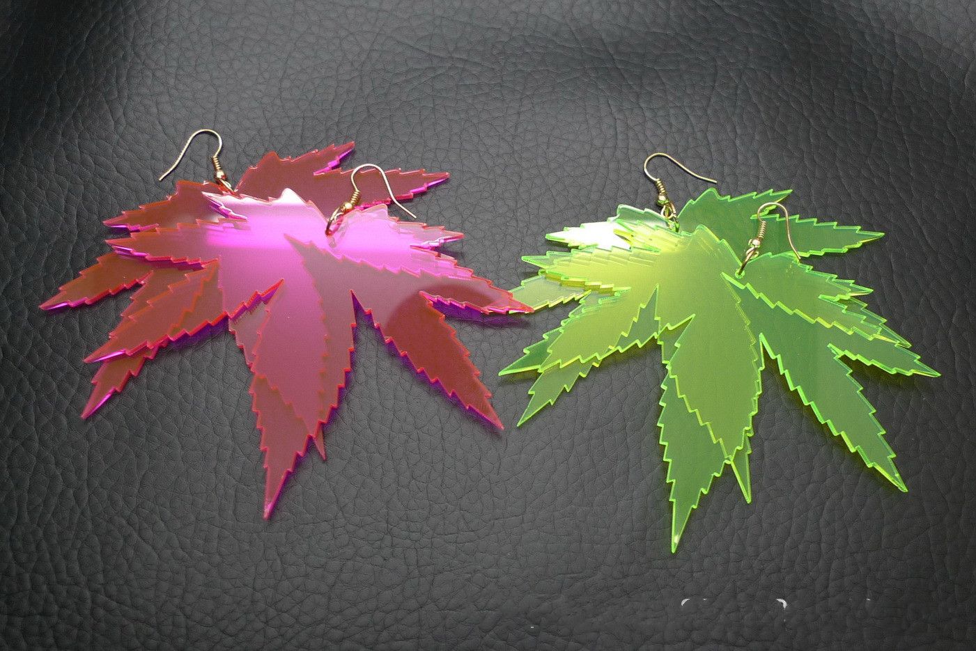 Popular Transparent Acrylic Fashionable Large Earrings