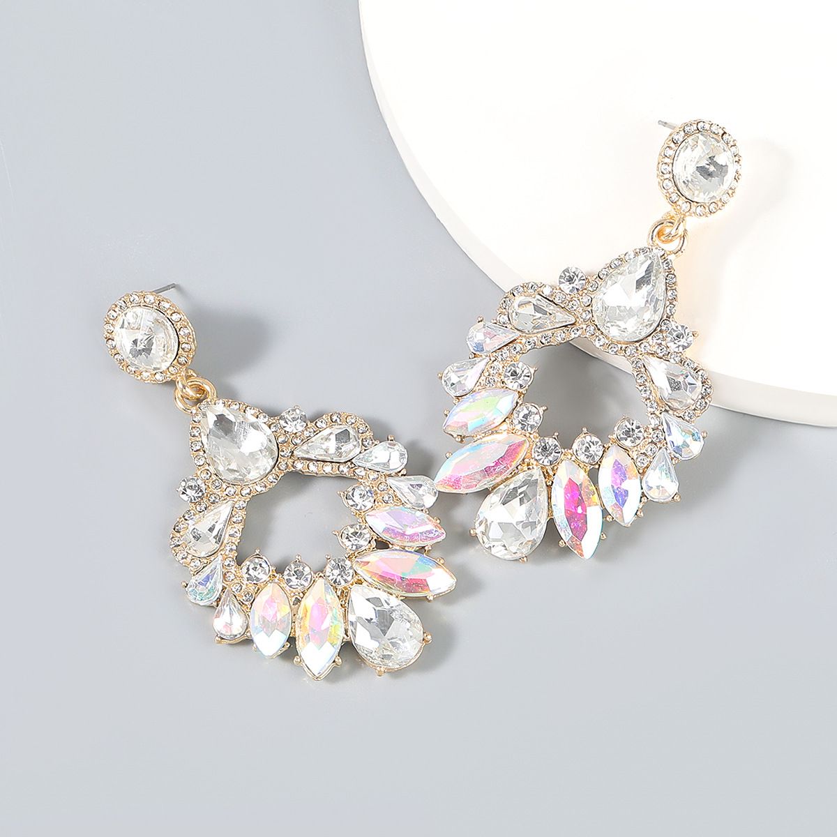 Fashion Vintage Alloy Diamond Earrings