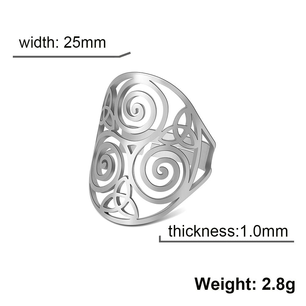 Stainless Steel Universal Ring For Men And Women
