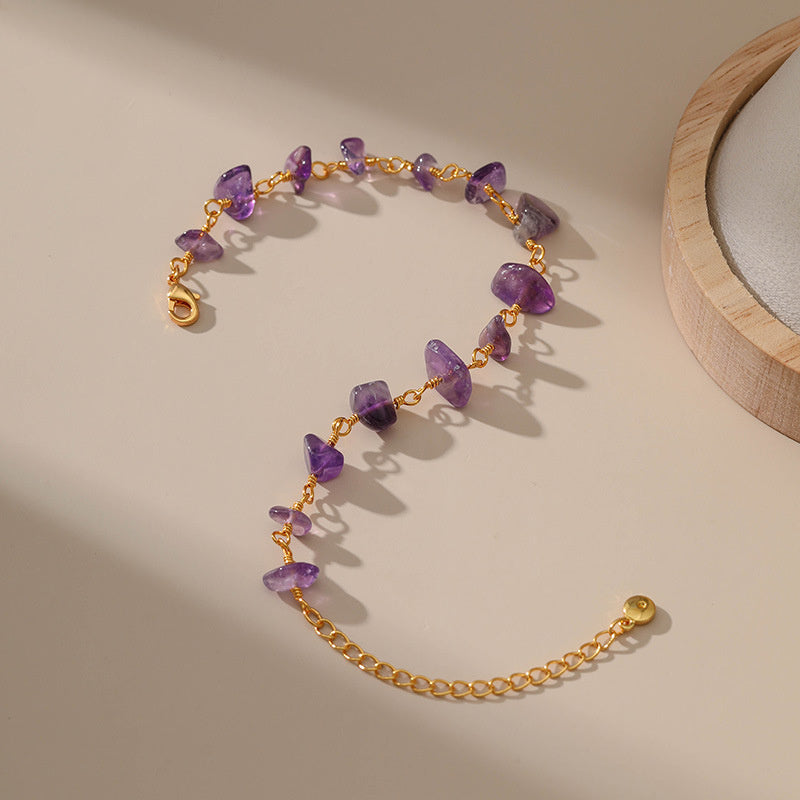 Fashion Crystal Stone Design Irregular Bracelet