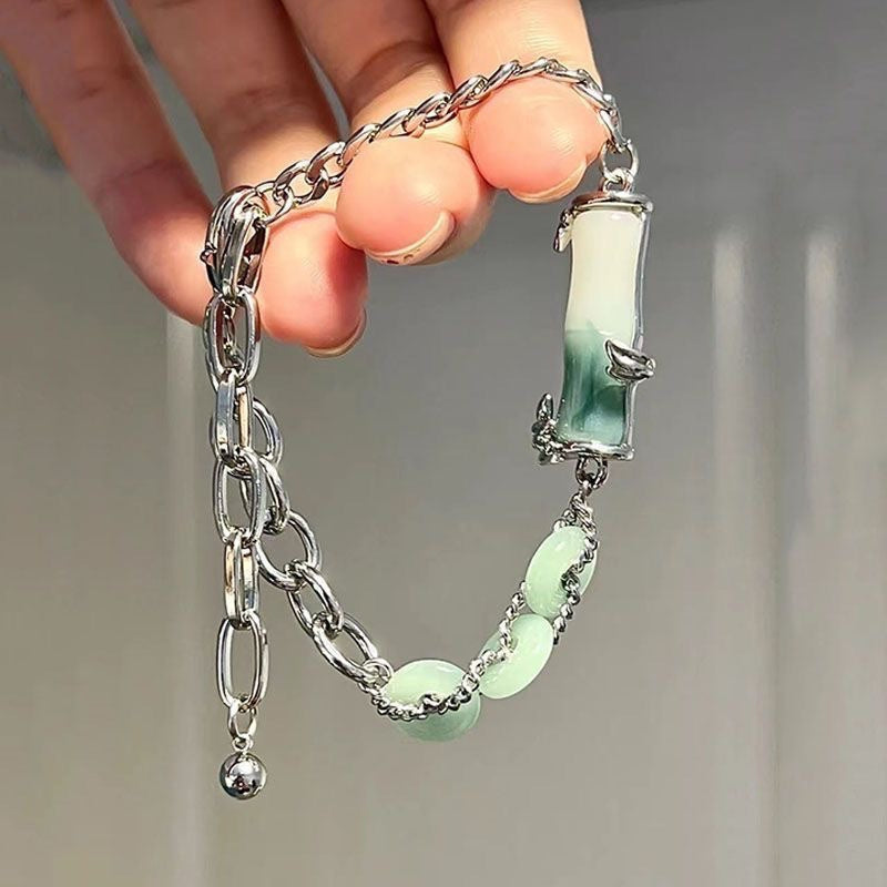 Bamboo An Buckle Bracelet Ink Design