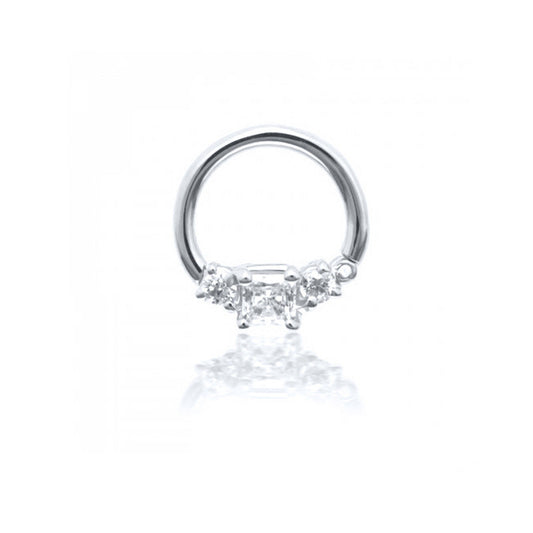 Sterling Silver S925 Human Puncture Cartilage Earrings