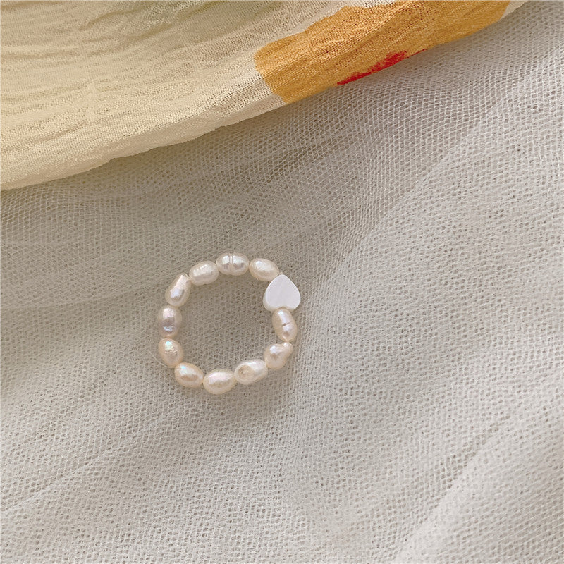 Women's Vintage Natural Pearl Ring