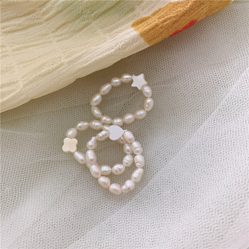 Women's Vintage Natural Pearl Ring