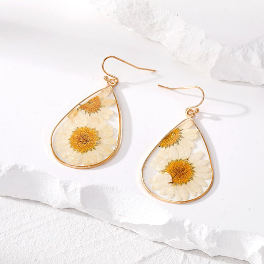 New Creative Daisy Sunflower Earrings