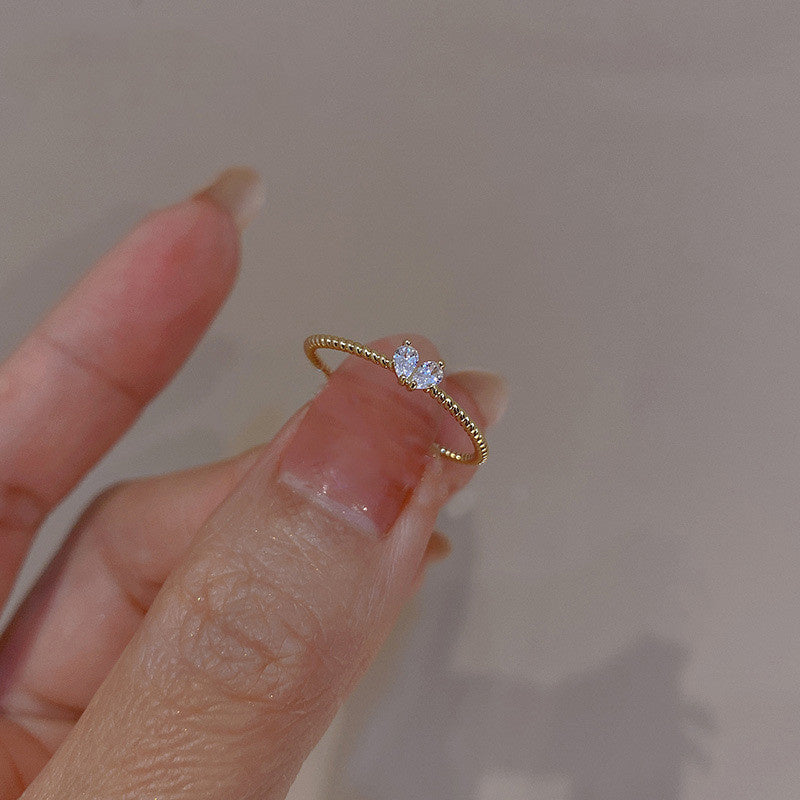 Heart Shaped Fashion Love Finger Ring