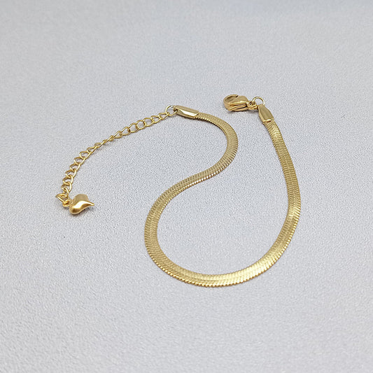 Simple Design Stainless Steel Pull Out Adjustable Bracelet G