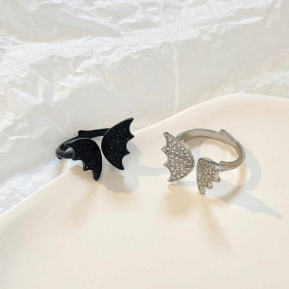 Big Butterfly Ring Vintage Adjustable Mesh Red Ins Food