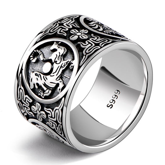 Creative Personality Wide Index Finger Ring