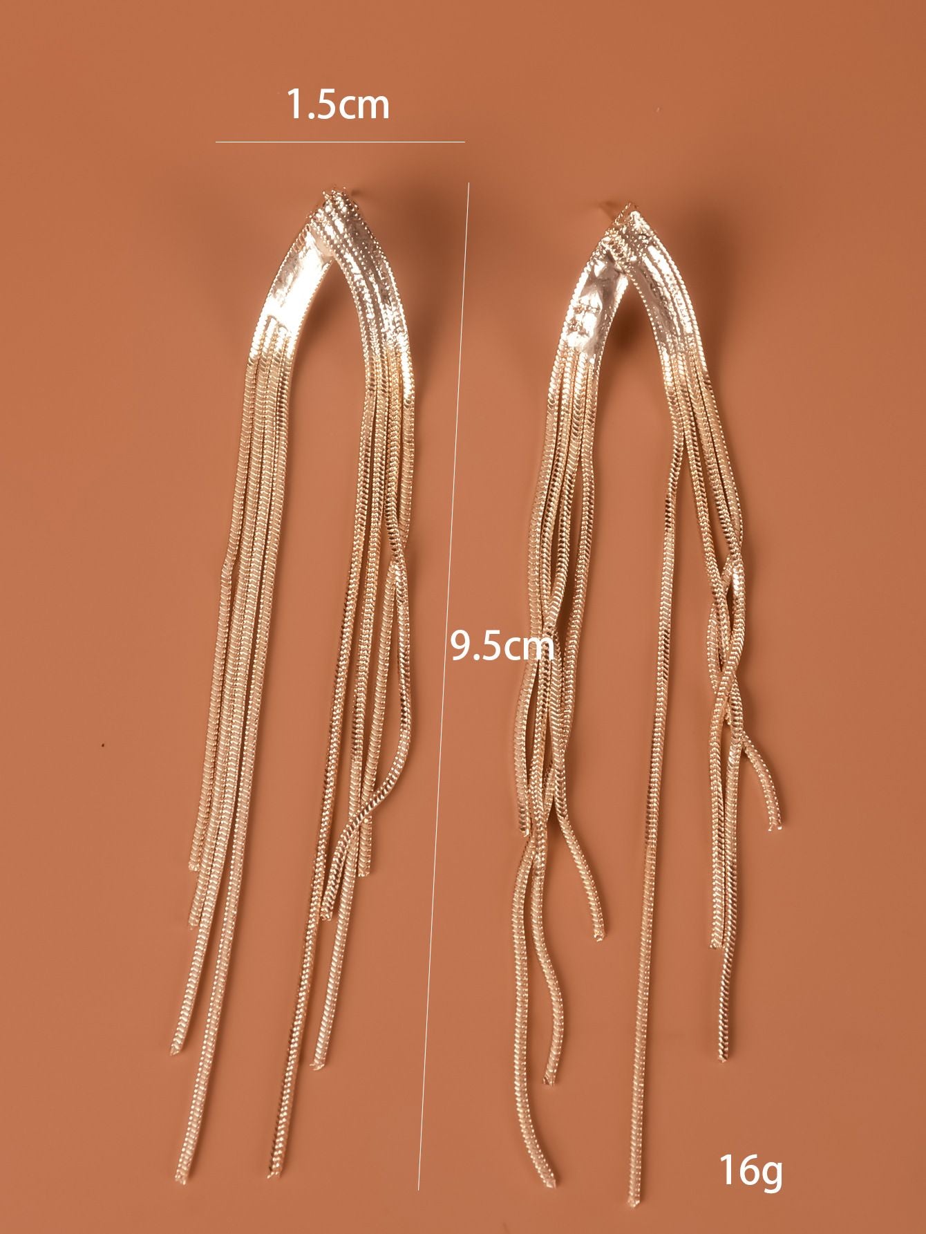 Women's Colorful Exaggerated Tassel Earrings