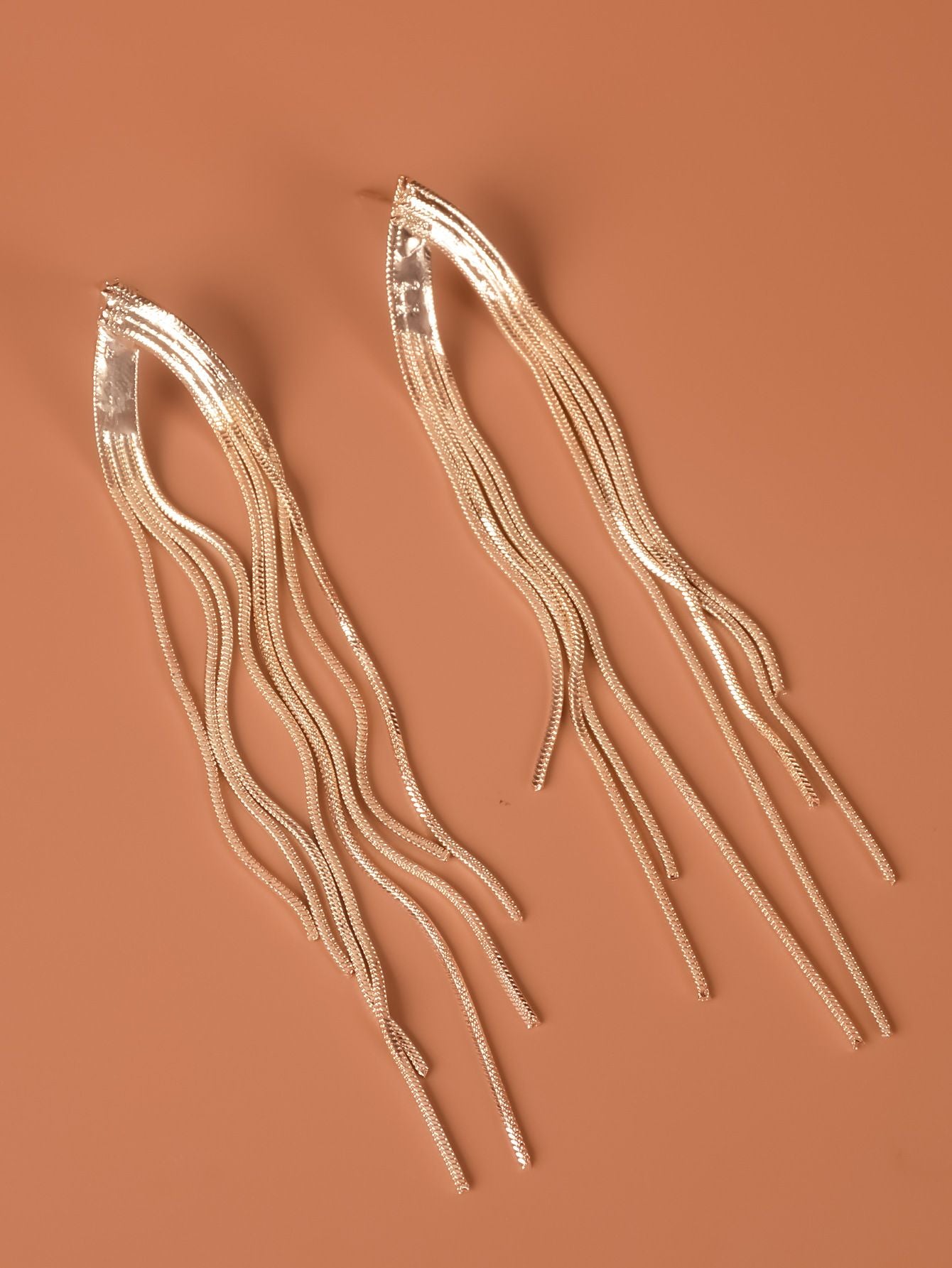 Women's Colorful Exaggerated Tassel Earrings