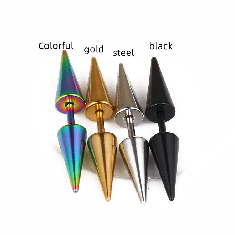 Titanium Steel Screw Piercing Ear Nail
