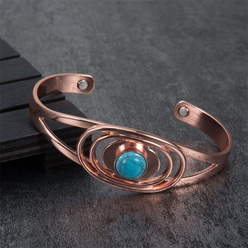 Women's Rose Gold Magnet Bracelet