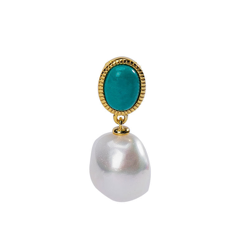 Sterling Silver Natural Pearl Earrings
