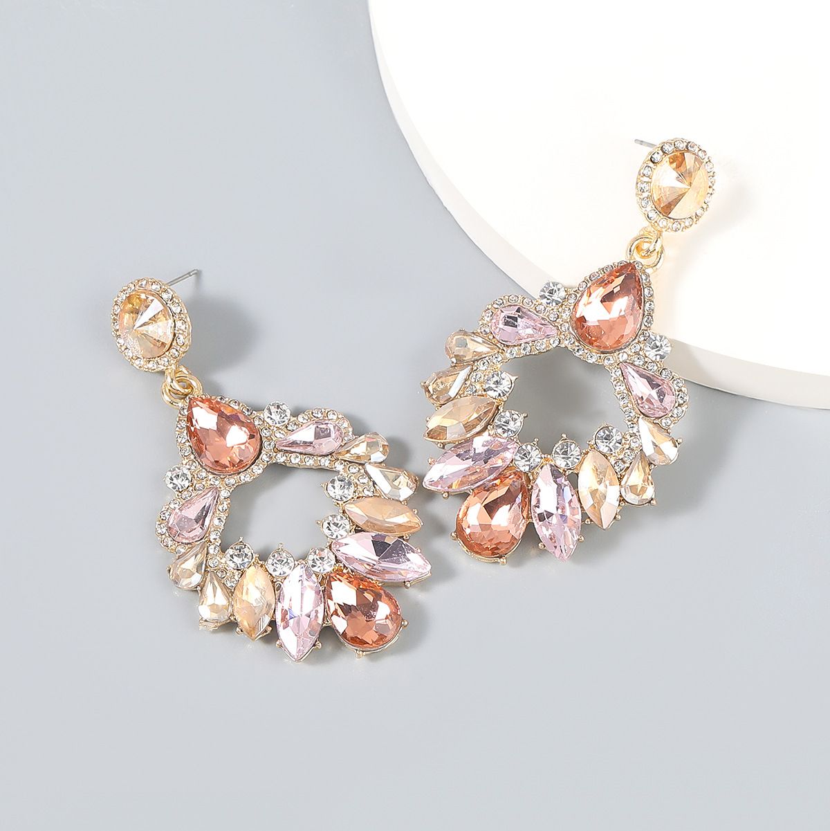 Fashion Vintage Alloy Diamond Earrings
