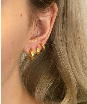 18K Gold Plated Titanium Steel Women's Earrings